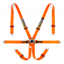 Pro International 6-Point Lightweight Harness w/ GT Adjuster: Orange