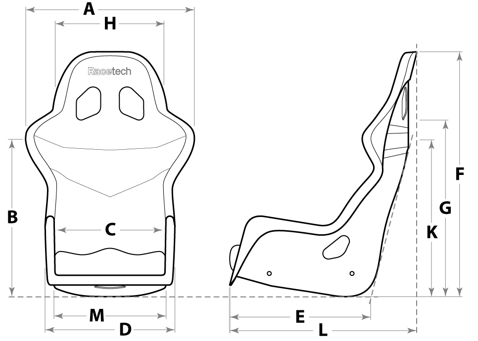 Seat Dimensions Key
